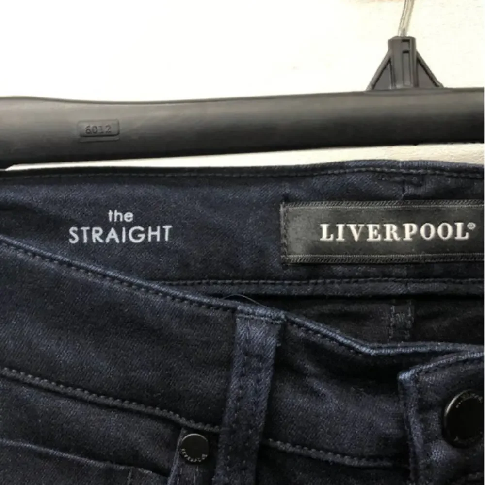 Liverpool Jeans Sadie Straight Indigo Rinse Dark Blue 0 25 Women's Denim Jeans